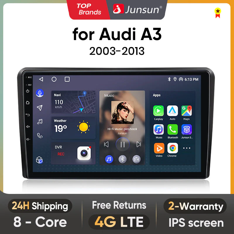 Android мултимедия за Audi A3 8P 2003-2013 - 4GB RAM / 64GB (XT394C-A3033)
