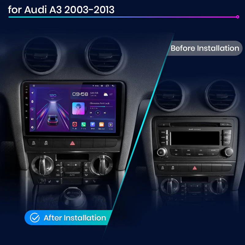Android мултимедия за Audi A3 8P 2003-2013 - 4GB RAM / 64GB (XT394C-A3033)