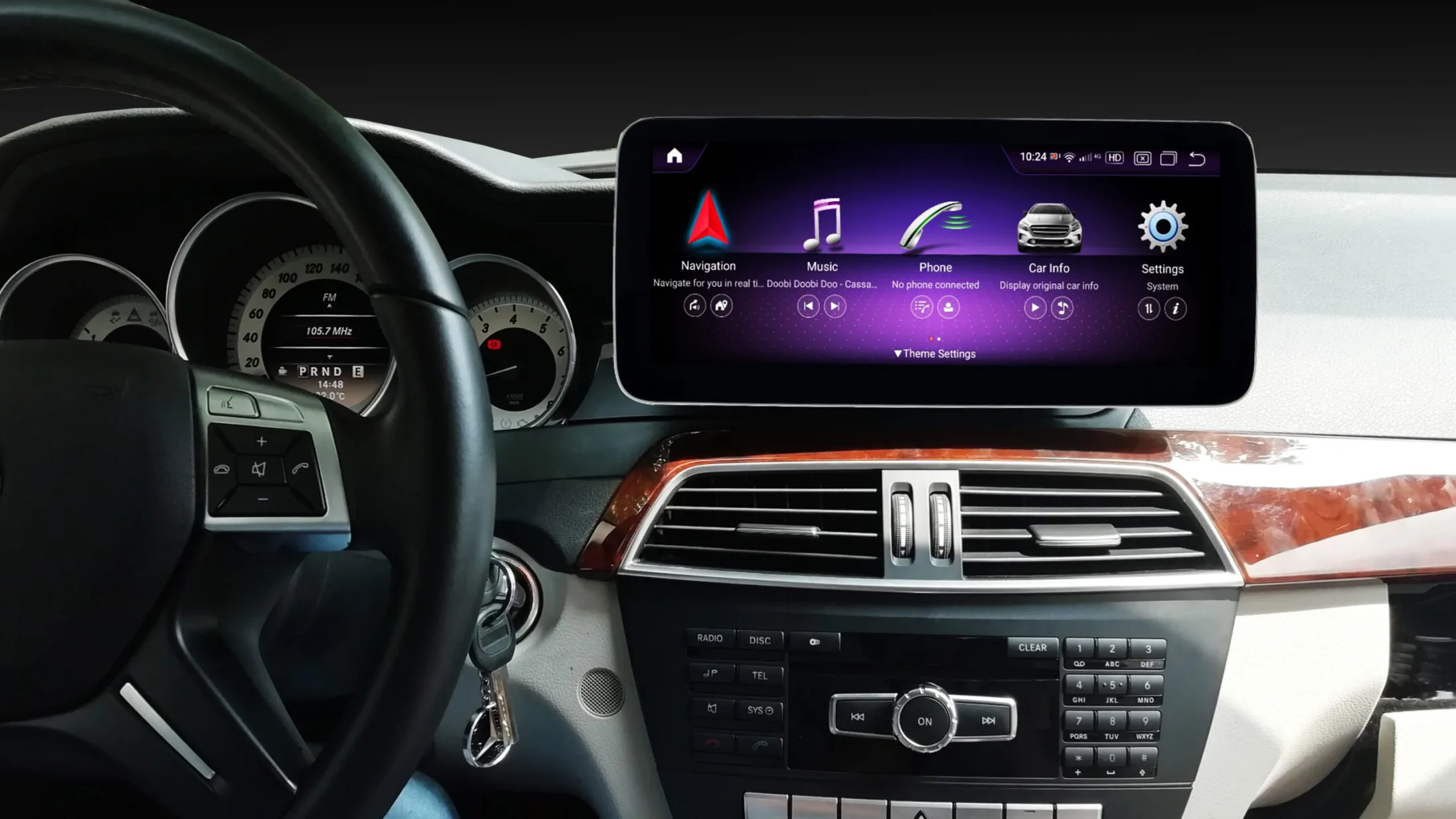 Четириядрена мултимедия зa Mercedes w204 Facelift 4/64