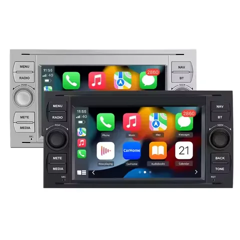 Осемядрена мултимедия зa FORD Focus Mondeo Fiesta Transit Kuga C-Max S-Max 6+128ГБ