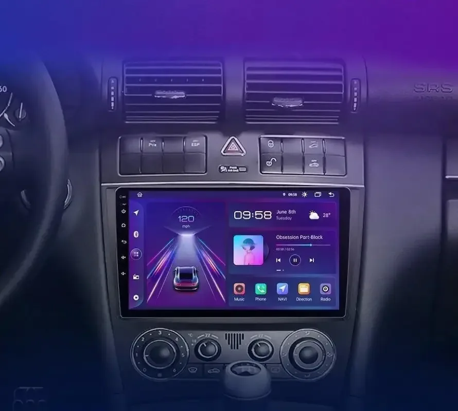 Четириядрена мултимедия за Mercedes W203